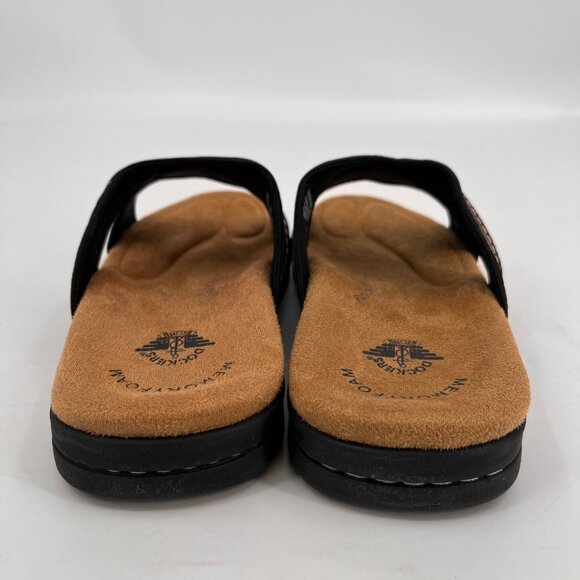 Dockers Sunland Slide Sandals Size 9W Dark Brown Open Toe Slip On Shoes main image 12